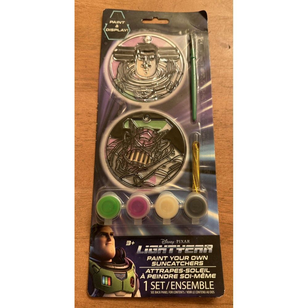 Disney Pixar‎ Lightyear Paint & Display Suncatchers NEW